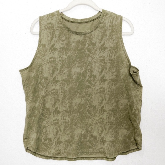Kuhl Konstance UPF 50+Sun Protection Tank Top Sage Printed Green Women XL - Picture 2 of 7
